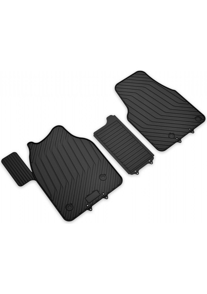 Ford Custom 2024+ /transporter T7 Kauçuk Paspas Ticari (3 Parça)