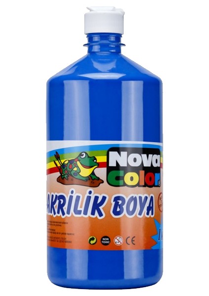 Nova Color Akrilik Boya 1 kg Mavi NC-223 fiyatları