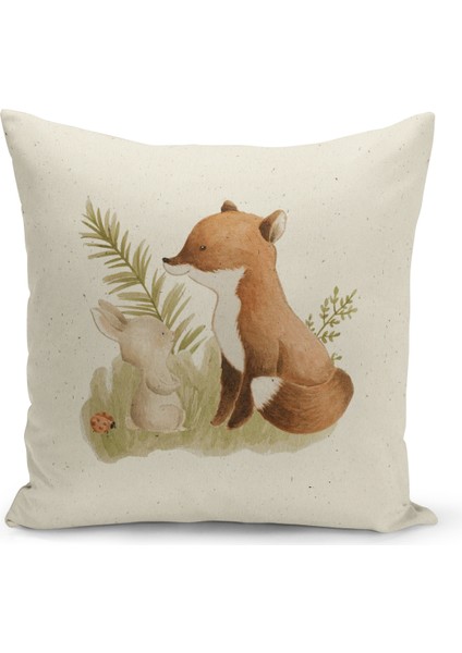 Çocuk Bebek Odası Dijital Baskılı Kırlent Kılıfı