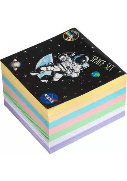 Vuki Küp Bloknot Simli Sulu 6,3x6,3 cm Astrono VK-0111-5