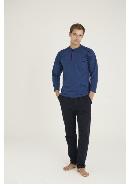 Midi Yaka Reglan Pijama Takım 8069