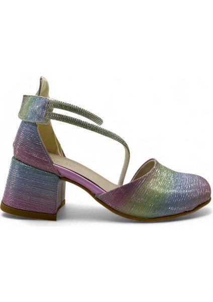 773 Kız Çocuk Topuklu Abiye Ayakkabı