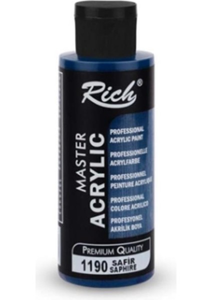 Rich Akrilik Boya Master 120 cc Safir 120-1190