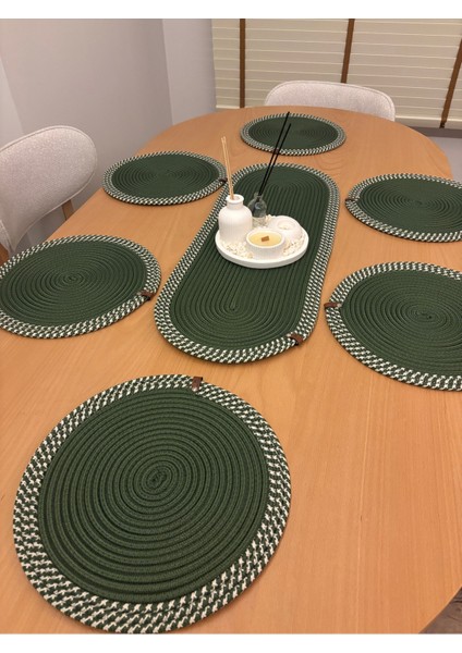 Herakles 6 Adet Supla+Runner Set 33 cm -Amerikan Servis Hasır