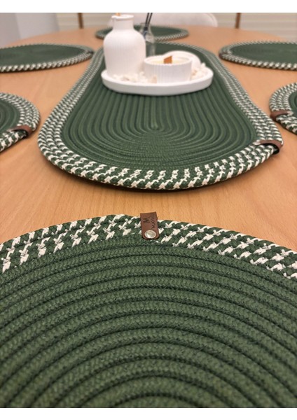 Herakles 6 Adet Supla+Runner Set 33 cm -Amerikan Servis Hasır modelleri