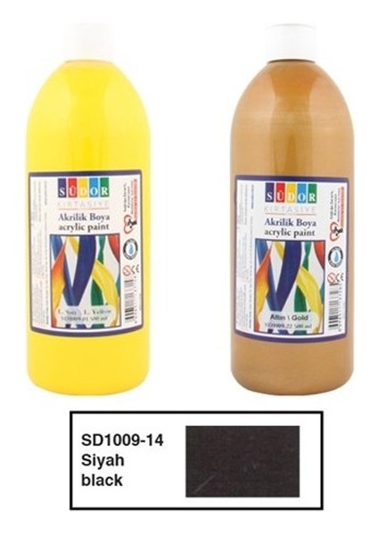 Südor Akrilik Boya 500 ml Siyah SD1009-14