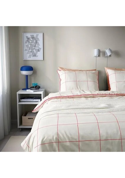 Bredvecklare Tek Kişilik Nevresim Seti Beyaz Pembe 150 x 200/50 x 60 cm modelleri