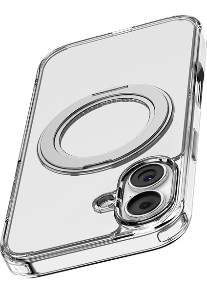 iPhone 17 Uyumlu Kılıf M-Safeli Standlı Airbag Tasarımlı Mutural Fresh Serisi Kapak Şeffaf fırsatları