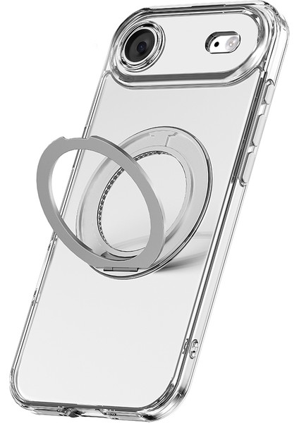 iPhone 17 Air Uyumlu Kılıf M-Safeli Standlı Airbag Tasarımlı Mutural Fresh Serisi Kapak Şeffaf fırsatları