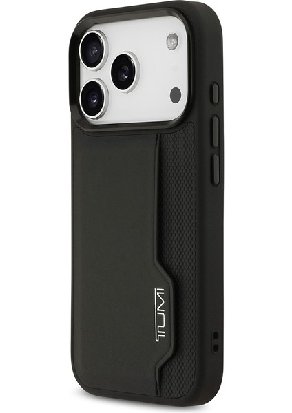 iPhone 17 Pro Uyumlu Kılıf Tumı Orjinal Lisanslı Deri Dikey Kartlıklı Kapak Siyah fiyatları