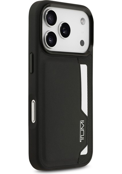 iPhone 17 Pro Uyumlu Kılıf Tumı Orjinal Lisanslı Deri Dikey Kartlıklı Kapak Siyah fırsatları