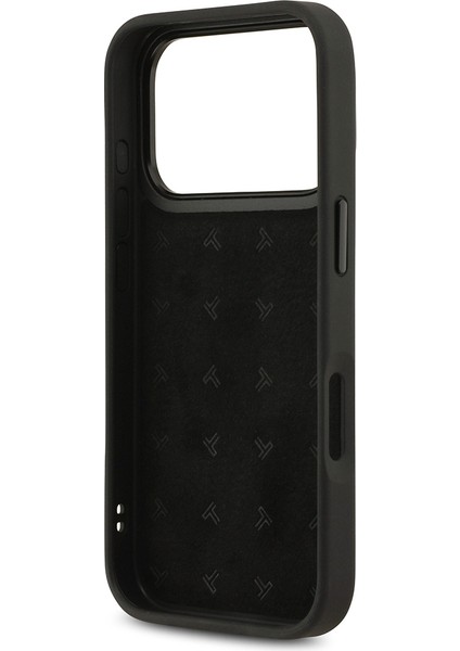 iPhone 17 Pro Uyumlu Kılıf Tumı Orjinal Lisanslı Deri Dikey Kartlıklı Kapak Siyah