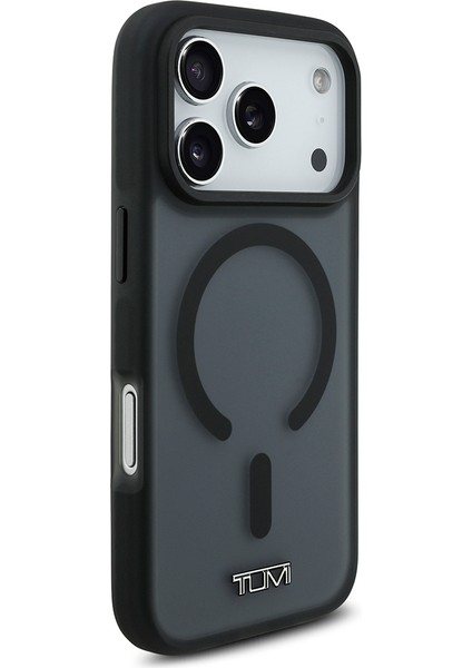 iPhone 17 Pro Uyumlu Kılıf Tumı Orjinal Lisanslı M-Safe Şarj Özellikli Buzlu Transparan Kapak Siyah fırsatları