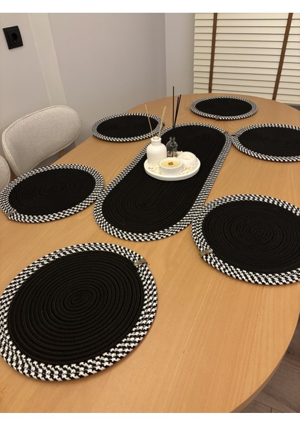 Herakles 6 Adet Supla+Runner Set 33 cm -Amerikan Servis Hasır