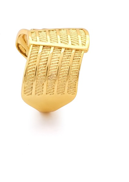 Çelik Yüzük Kadın Altın Kaplama Trabzon Model YZK-505 modelleri