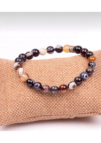 Göz Akik Taşı Bileklik / Doğal Taş Bileklik ( Süleymaniye Akik ) fiyatları