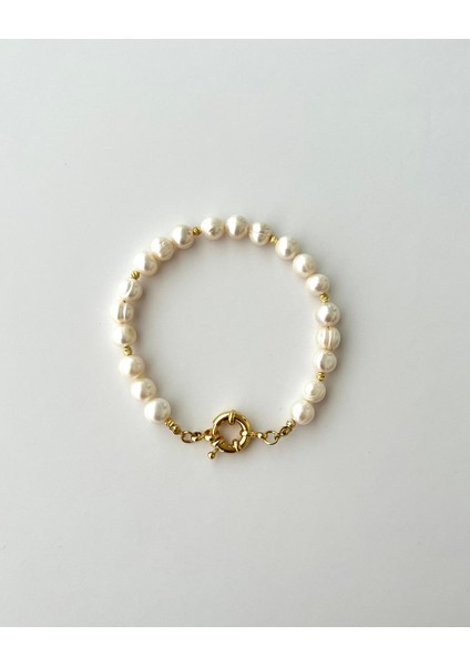 Gerçek Inci Bileklik - Altın & Charm Takılabilir fiyatları