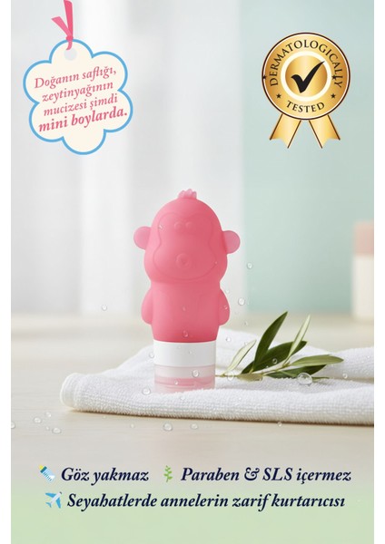 Baby Minik Dostlar Seyahat Seti | %100 Doğal Zeytinyağlı, Nazik ve Göz Yakmayan Bebek Saç ve Vücut Şampuanı (3×89 Ml) fiyatları