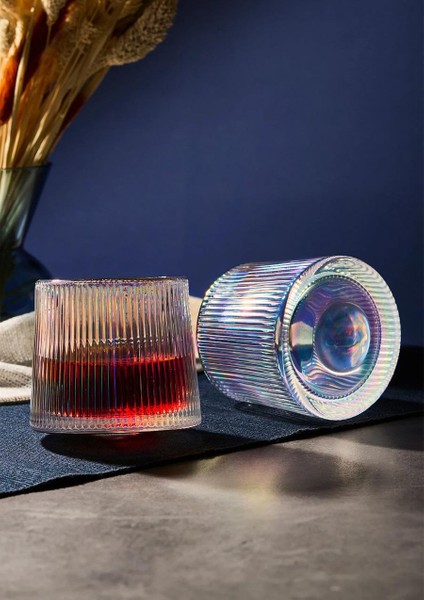 Japan Luster 2'li 360 Derece Dönerli Cam Bardak Seti - 160ML fiyatları