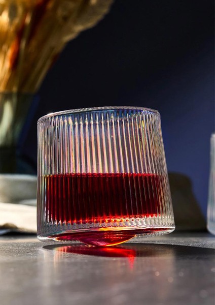 Japan Luster 2'li 360 Derece Dönerli Cam Bardak Seti - 160ML modelleri