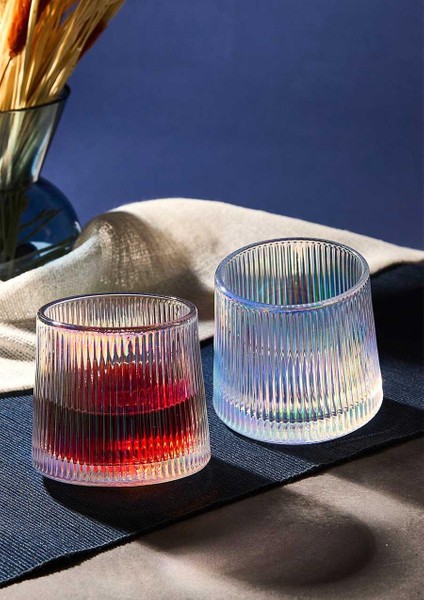 Japan Luster 2'li 360 Derece Dönerli Cam Bardak Seti - 160ML fırsatları