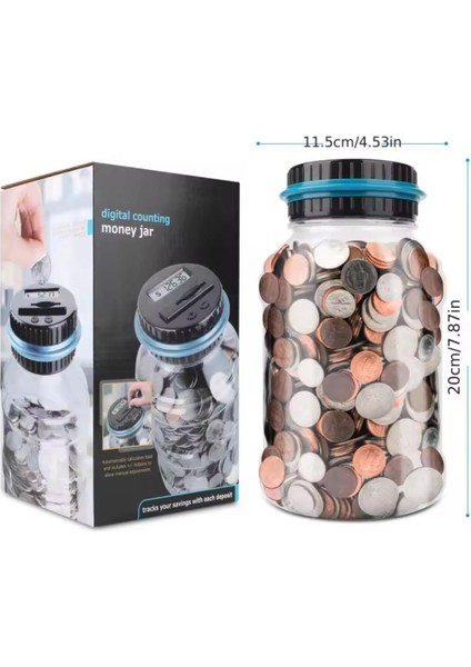 LCD Ekran Elektronik Dijital Bozuk Para Sayma Kumbarası (Türk Para Birimi Sayar) indirimleri