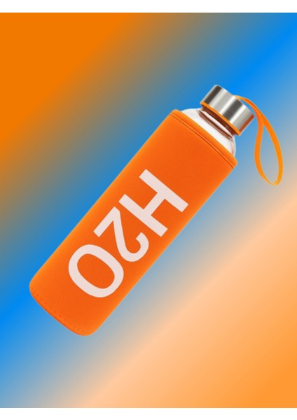 H2O Kılıflı Cam Matara 600 ml fırsatları
