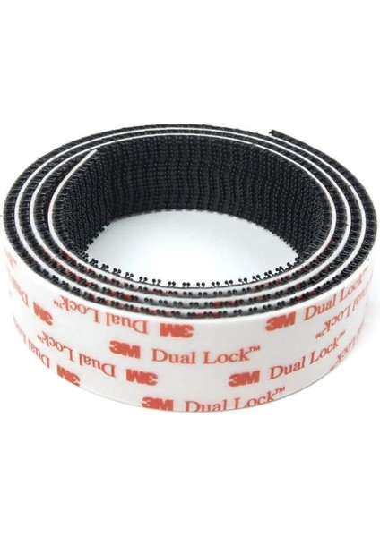 3m SJ3550 25MM x 4mt Siyah Dual Lock Cırt Bant