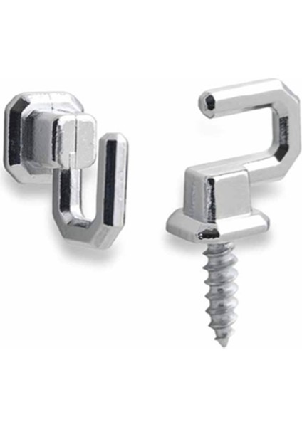 100 Adet Osena Anahtar Askısı Kanca Metal Krom Kod: 4147 modelleri