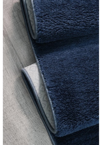 Mavi, Peluş, , Kaymaz Taban Post Halı modelleri