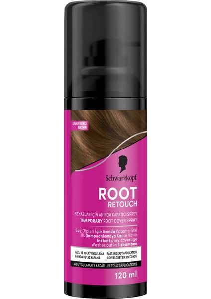 Root Retoucher Saç Boyası Kahve 120 ml