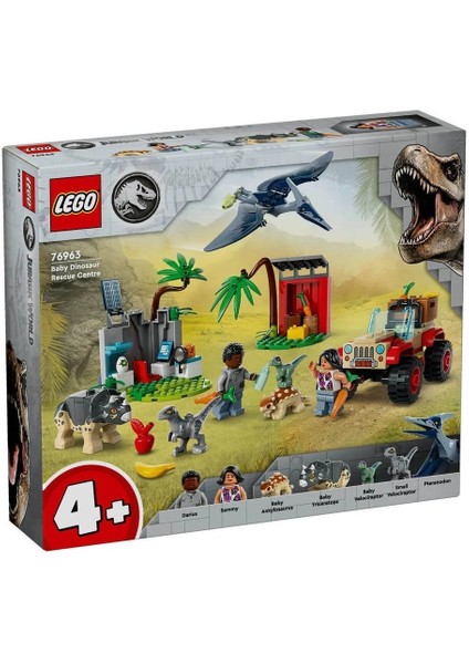 Buğz 76963 Lego® Jurassic World Yavru Dinozor Kurtarma Merkezi 139 Parça +4 Yaş