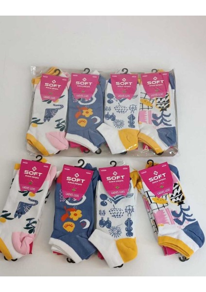 Bambu Dikişsiz Desenli Kadın Patik