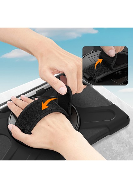 Samsung Galaxy Tab S11 (X730) Uyumlu Tank Military Defender Askılı Zırh Kılıf