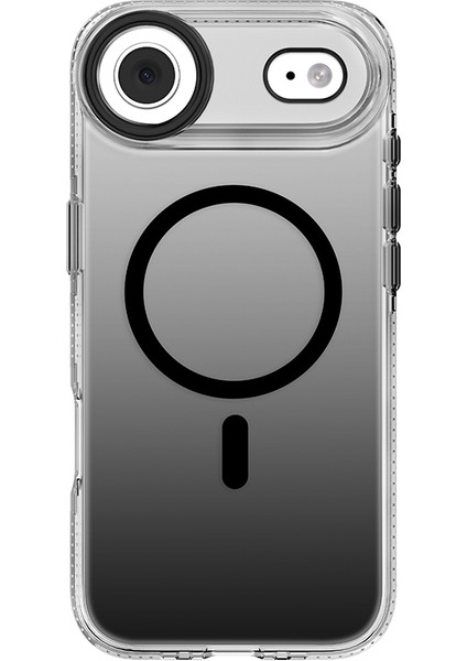 iPhone 17 Air Uyumlu Kılıf M-Safeli Sararmaya Karşı Dayanıklı Mutural Icesense Serisi Kapak Siyah modelleri