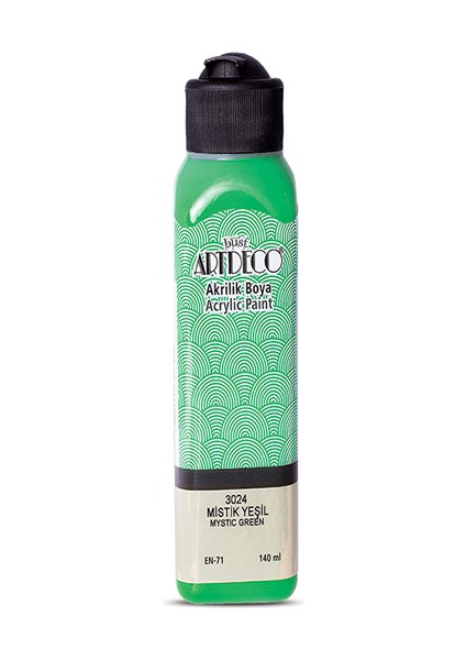 Artdeco Akrilik Boya 140 ml Mistik Yeşil 070R-3024