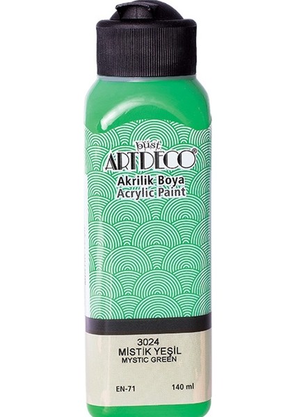 Artdeco Akrilik Boya 140 ml Mistik Yeşil 070R-3024 modelleri