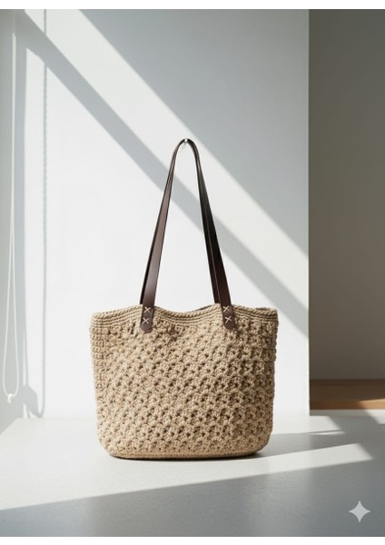 El Yapımı Midye Model Kadın Kol Çantası