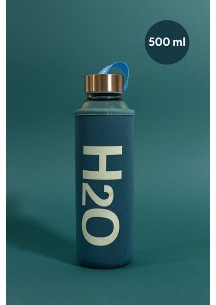 Kılıflı Cam Matara 500 ml