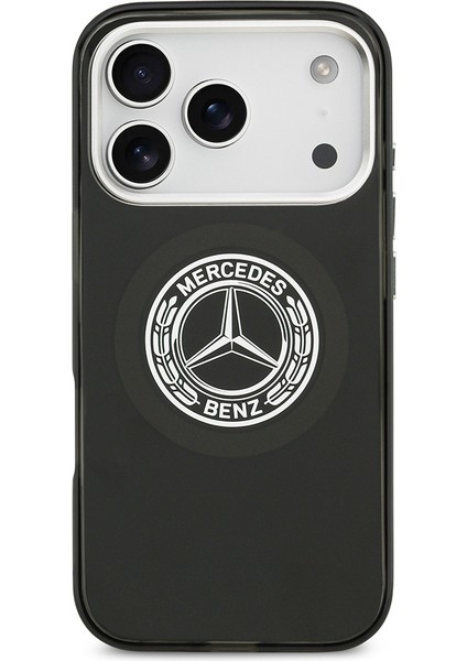 iPhone 17 Pro Kılıf Mercedes Benz Lisanslı M-Safeli Çift Katmanlı Pc Nostaljik Yıldız Kapak Siyah modelleri