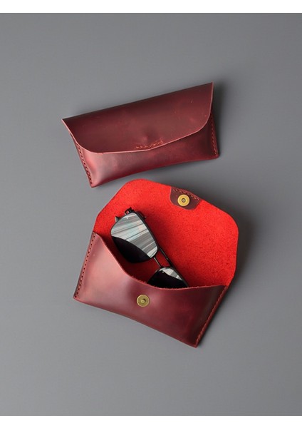 Hakiki Deri Gözlük Kılıfı