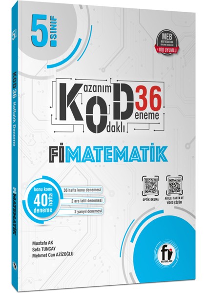 5.sınıf KOD36 Deneme Matematik (Güncel Müfredat) fiyatları