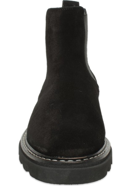 22335 Casual Ithal Süet Siyah Erkek Bot modelleri