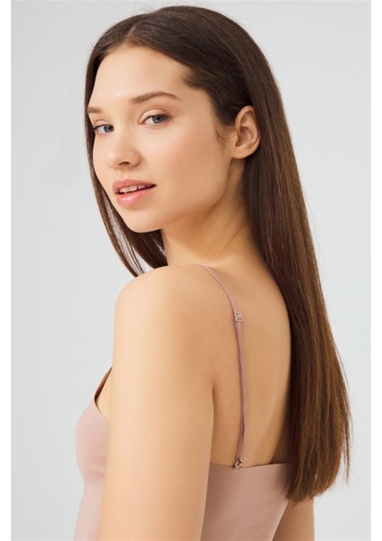 Beyaz Ayarlanabilir Ince Askılı Lazer Kesim Kadın Crop Büstiyer fiyatları