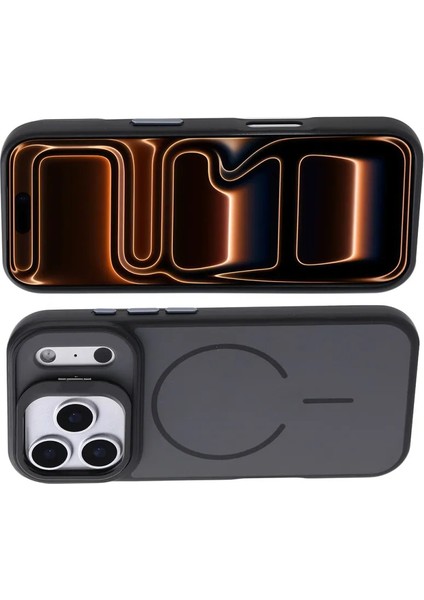 Apple iPhone 17 Pro Max Kılıf M-Safe Şarj Özellikli Kamera Standlı Redclick Notron Kapak fiyatları