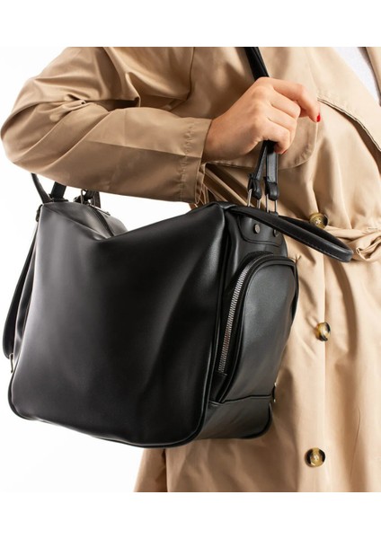 Çok Kullanışlı Kadın Omuz ve Sırt Çantası,yumuşacık Deri Kadın Çanta