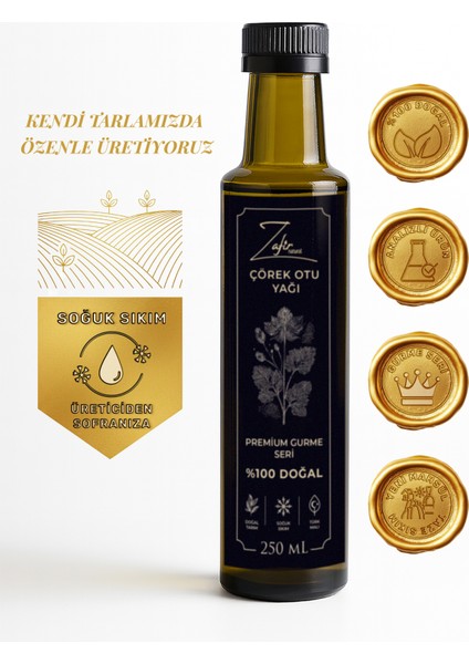 Soğuk Sıkım Çörek Otu Yağı %100 Doğal 250 mL