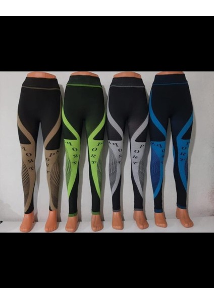 Baskılı Kadın Tayt