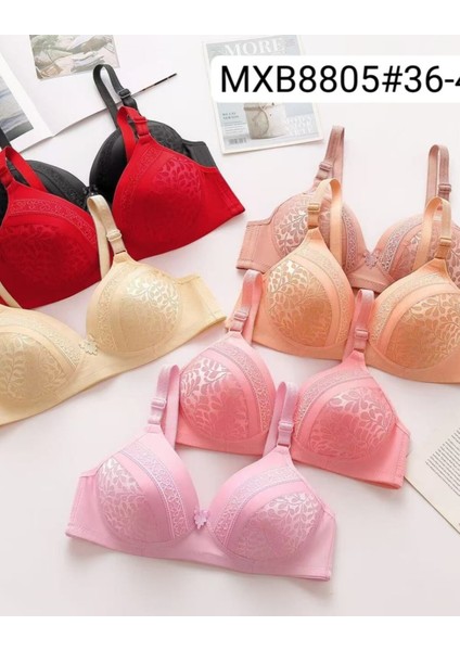 B Kap Balensiz Içi Boş Sütyen Karma Renk ve Beden