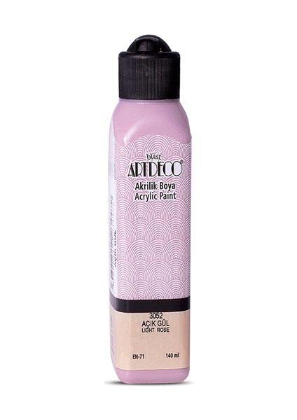 Artdeco Akrilik Boya 140 ml Açık Gül 070R-3052 fiyatları